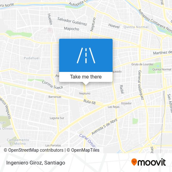 Mapa de Ingeniero Giroz