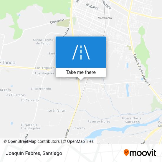 Mapa de Joaquín Fabres