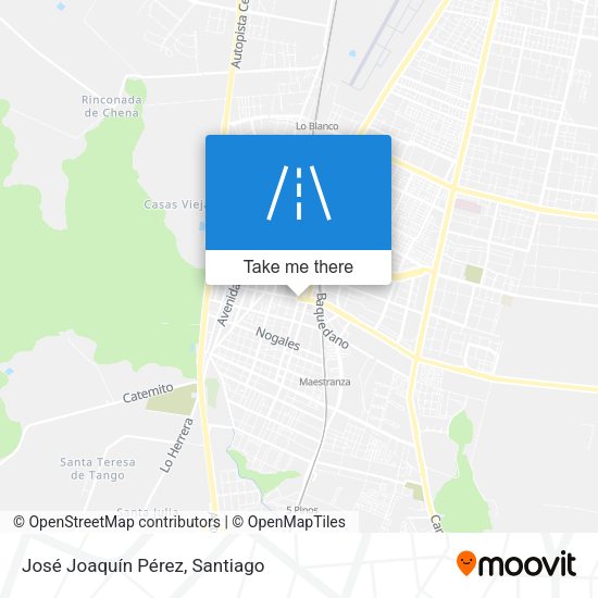 José Joaquín Pérez map