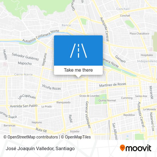 Mapa de José Joaquín Valledor