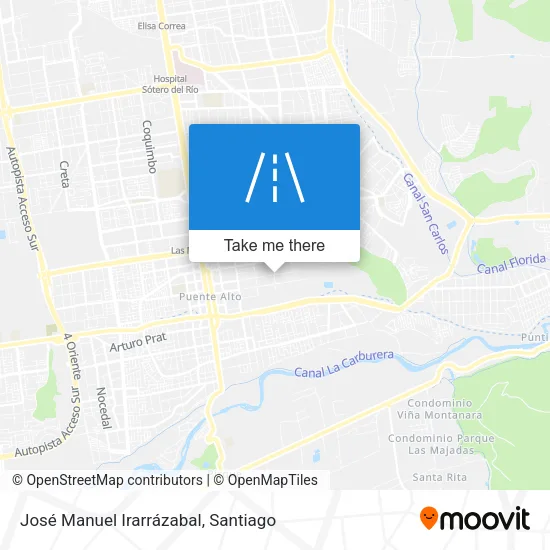 Mapa de José Manuel Irarrázabal