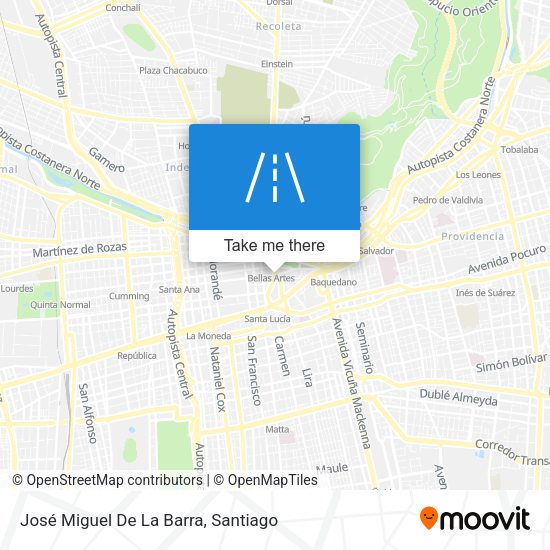 José Miguel De La Barra map