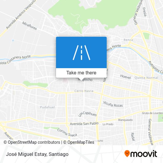 José Miguel Estay map
