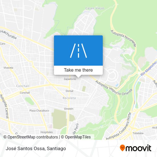 Mapa de José Santos Ossa