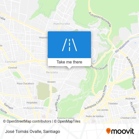 Mapa de José Tomás Ovalle