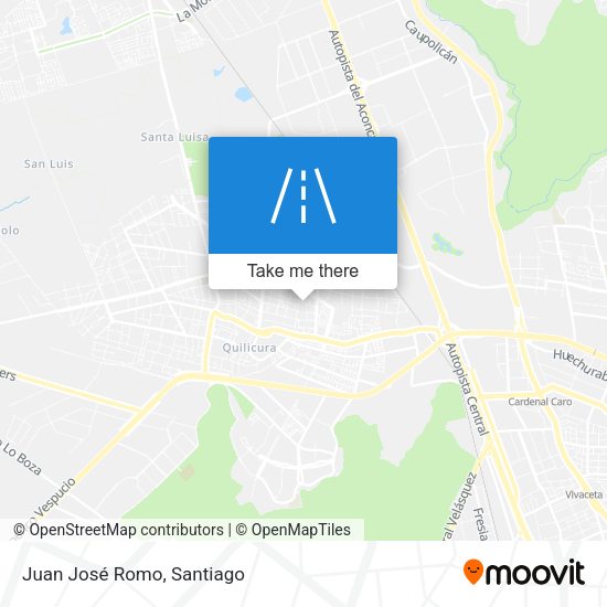 Juan José Romo map