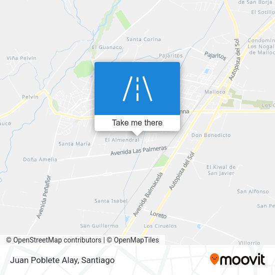 Mapa de Juan Poblete Alay