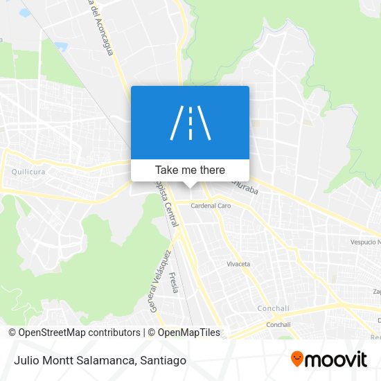 Julio Montt Salamanca map