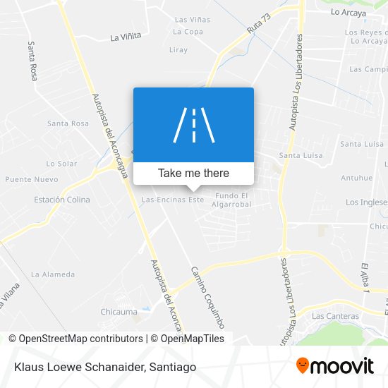 Mapa de Klaus Loewe Schanaider