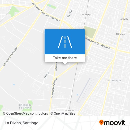 Mapa de La Divisa