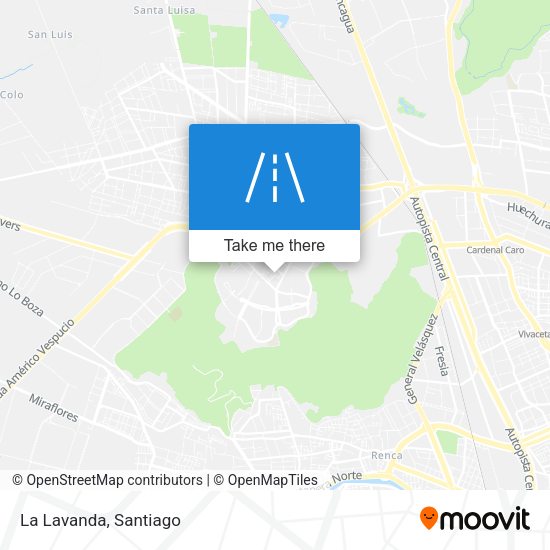 Mapa de La Lavanda