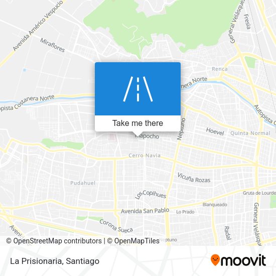 Mapa de La Prisionaria