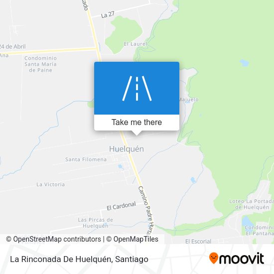Mapa de La Rinconada De Huelquén