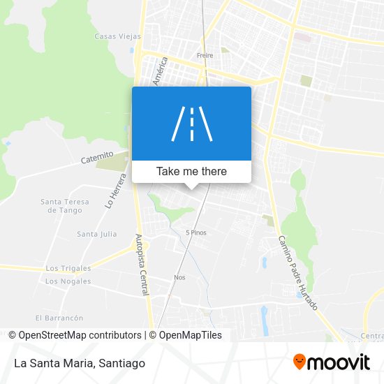Mapa de La Santa Maria