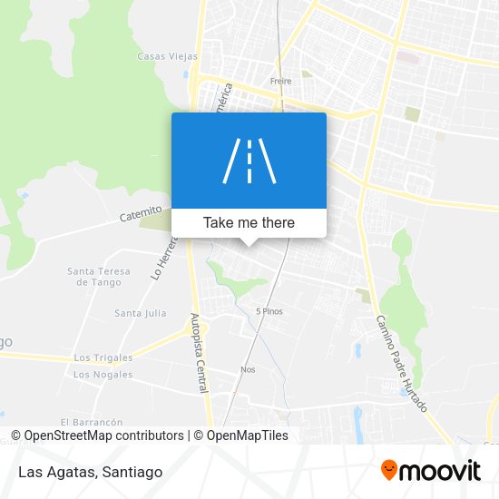 Mapa de Las Agatas