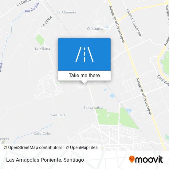 Mapa de Las Amapolas Poniente