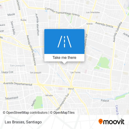 Mapa de Las Brasas