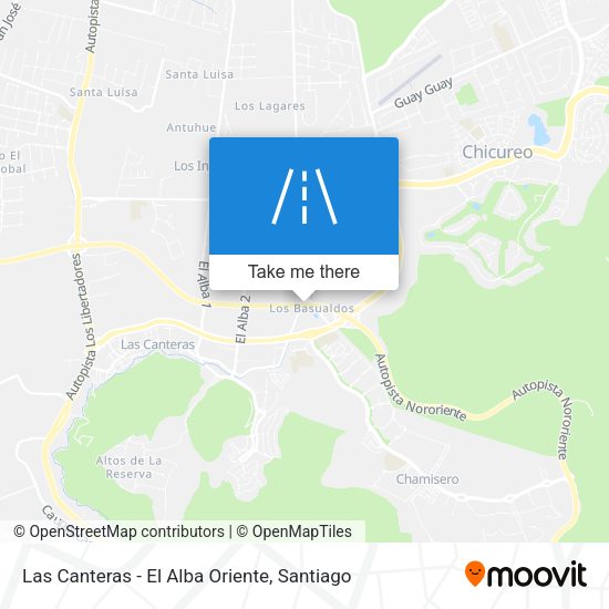 Las Canteras - El Alba Oriente map
