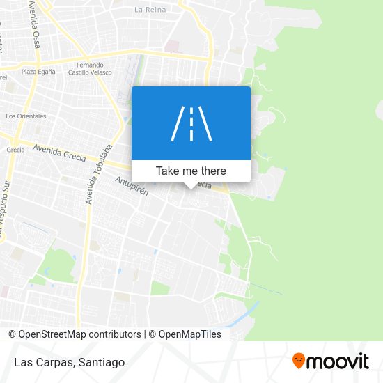Mapa de Las Carpas