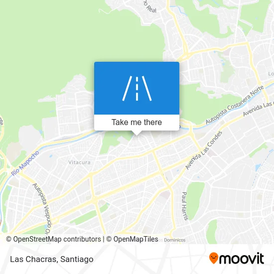 Las Chacras map