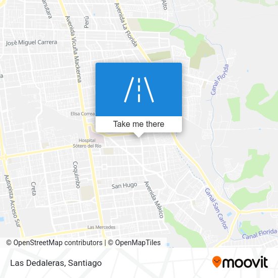 Mapa de Las Dedaleras