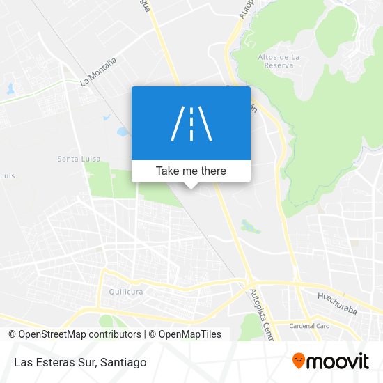 Mapa de Las Esteras Sur
