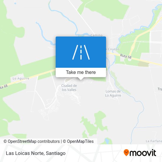 Mapa de Las Loicas Norte