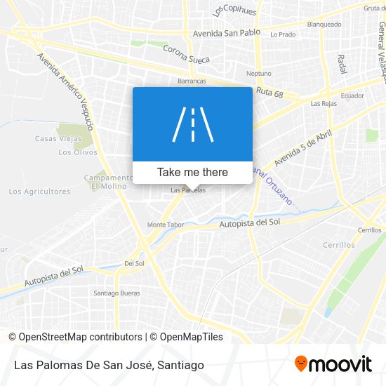Las Palomas De San José map