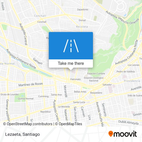 Mapa de Lezaeta