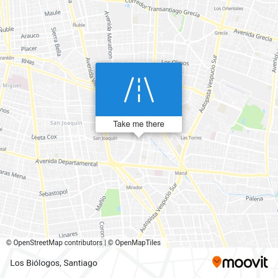 Mapa de Los Biólogos