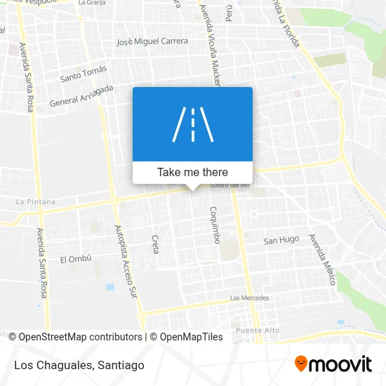 Los Chaguales map