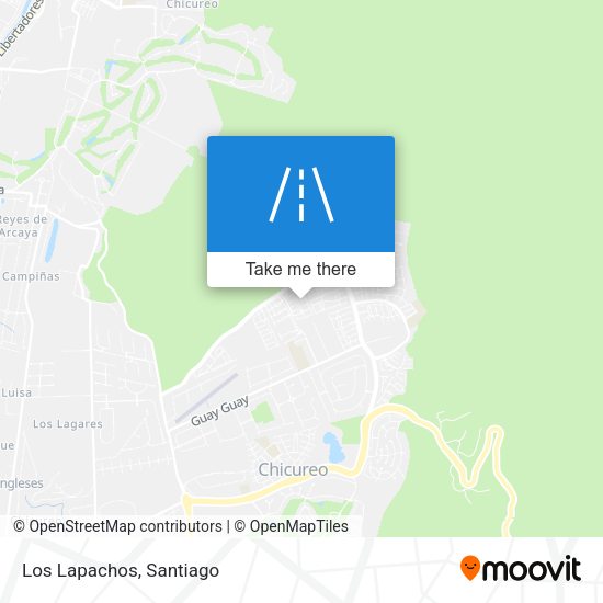 Mapa de Los Lapachos