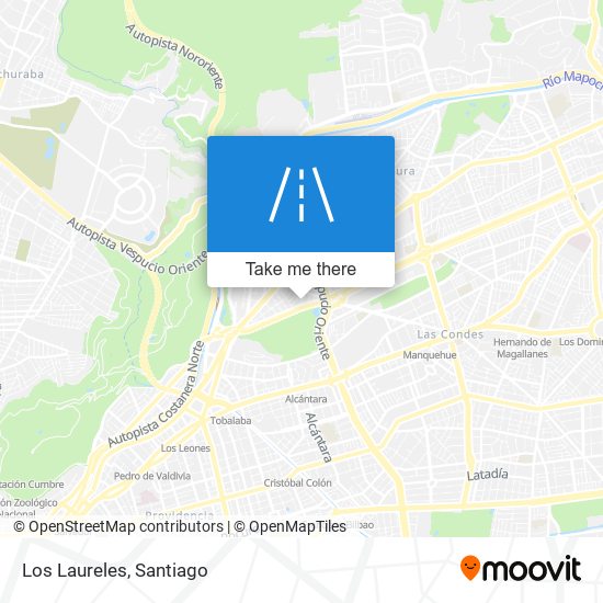 Los Laureles map