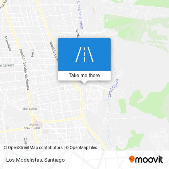 Los Modelistas map