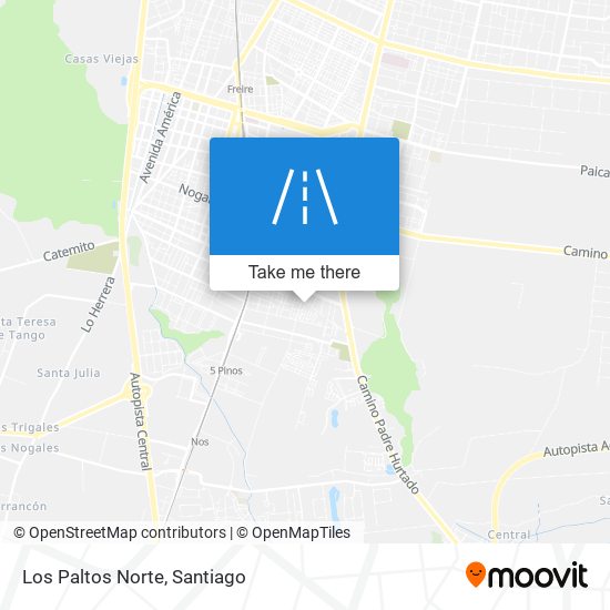 Los Paltos Norte map