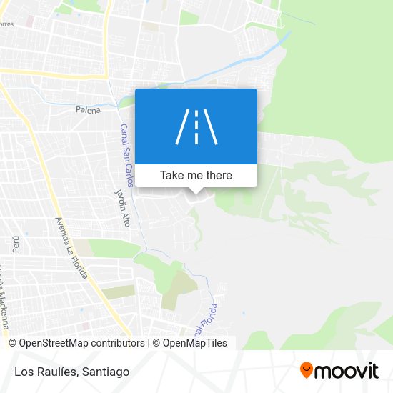 Mapa de Los Raulíes