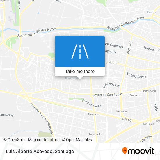 Luis Alberto Acevedo map