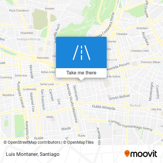 Mapa de Luis Montaner