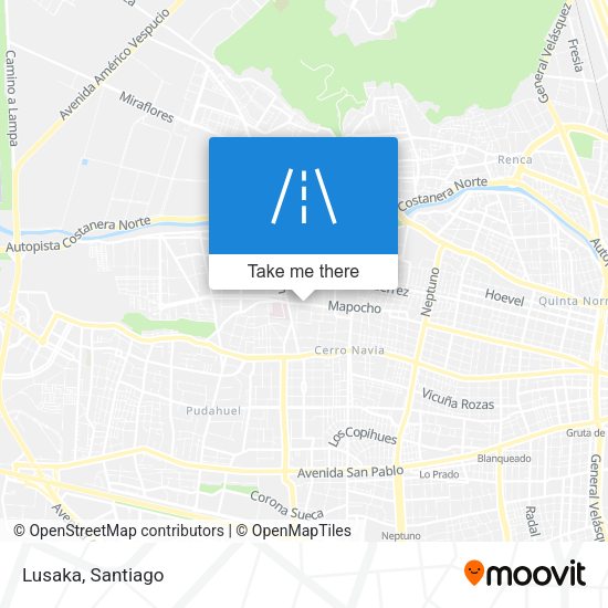 Lusaka map