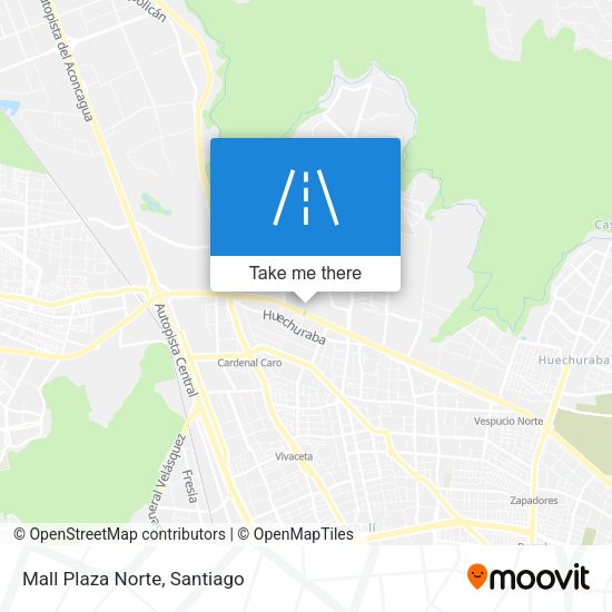 Mapa de Mall Plaza Norte