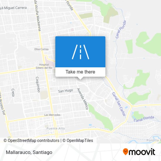 Mapa de Mallarauco