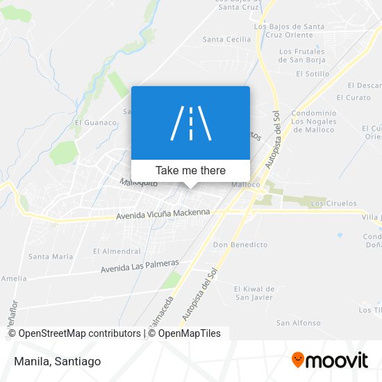 Manila map