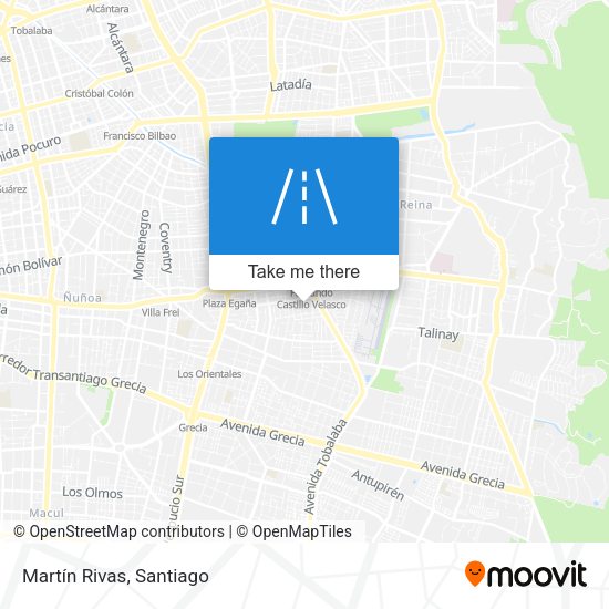 Martín Rivas map