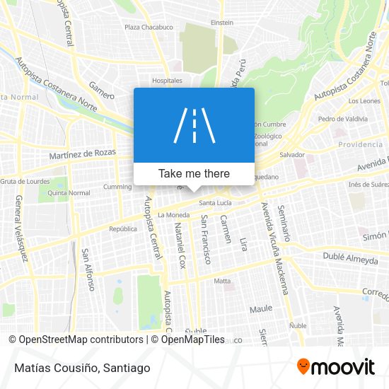 Matías Cousiño map