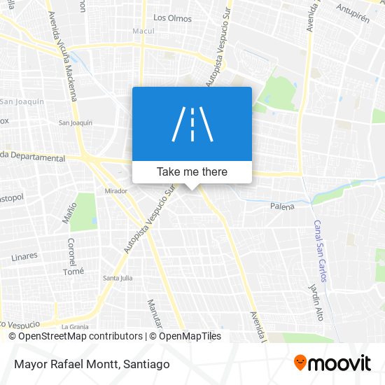 Mayor Rafael Montt map