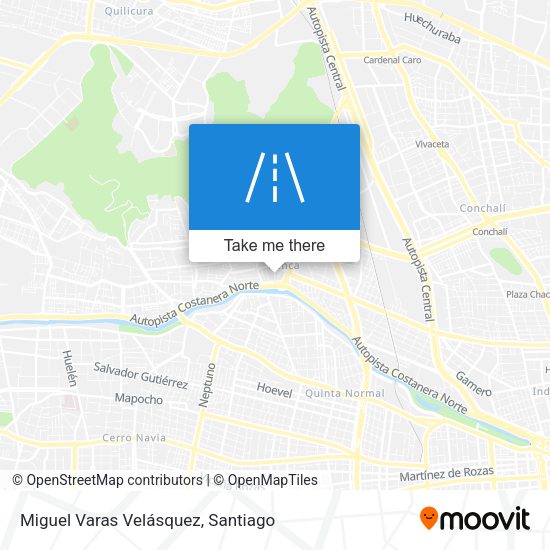 Miguel Varas Velásquez map