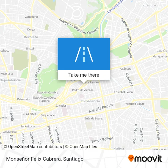 Monseñor Félix Cabrera map