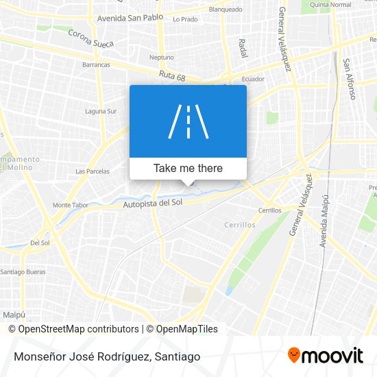 Mapa de Monseñor José Rodríguez