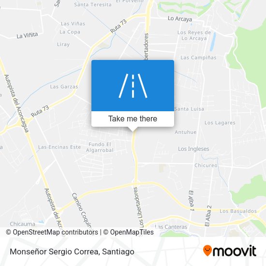 Mapa de Monseñor Sergio Correa