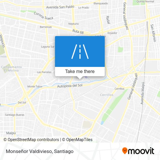 Monseñor Valdivieso map